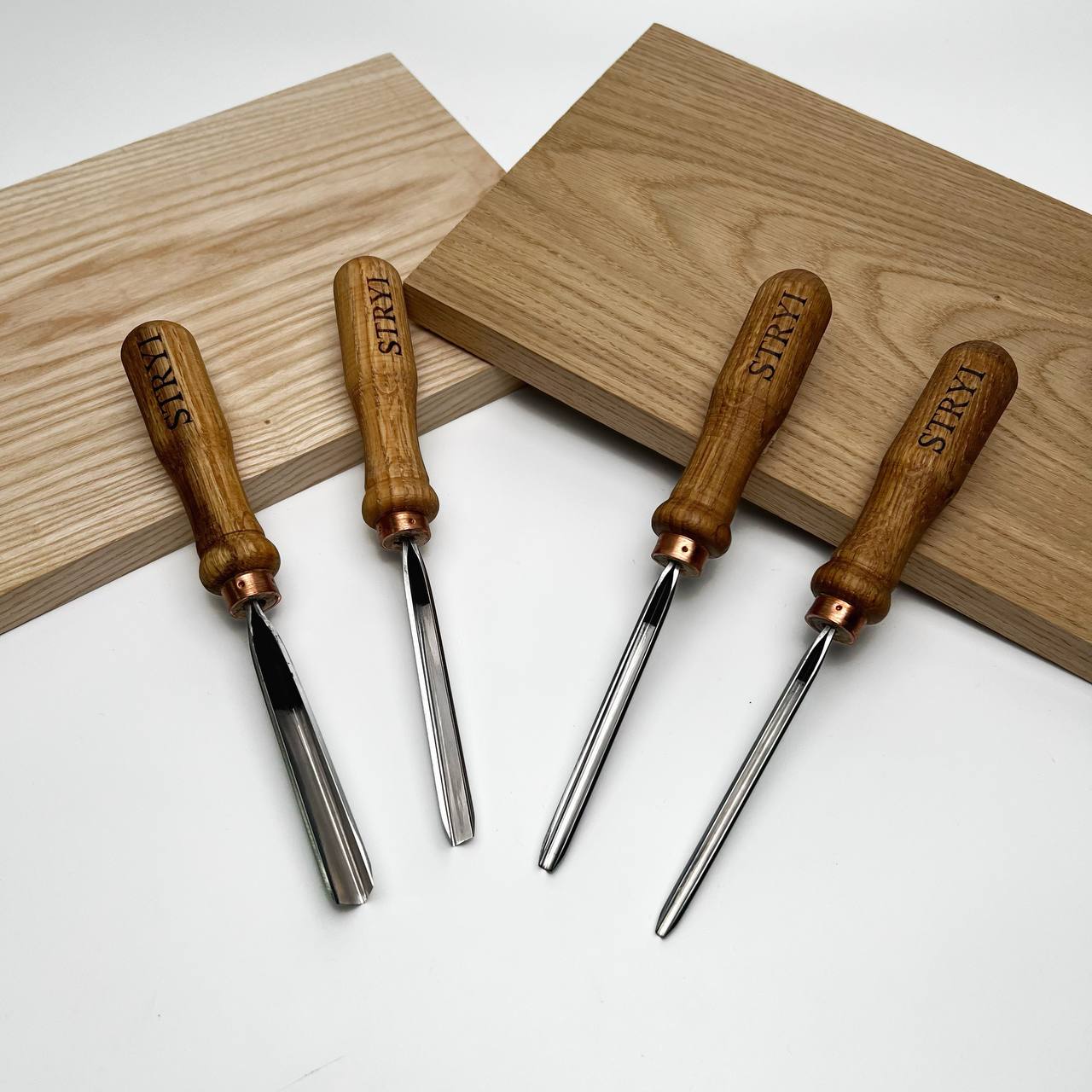 V-parting chisel 45 degrees, Woodcarving V-tool STRYI Profi, Carving tools, V-tools