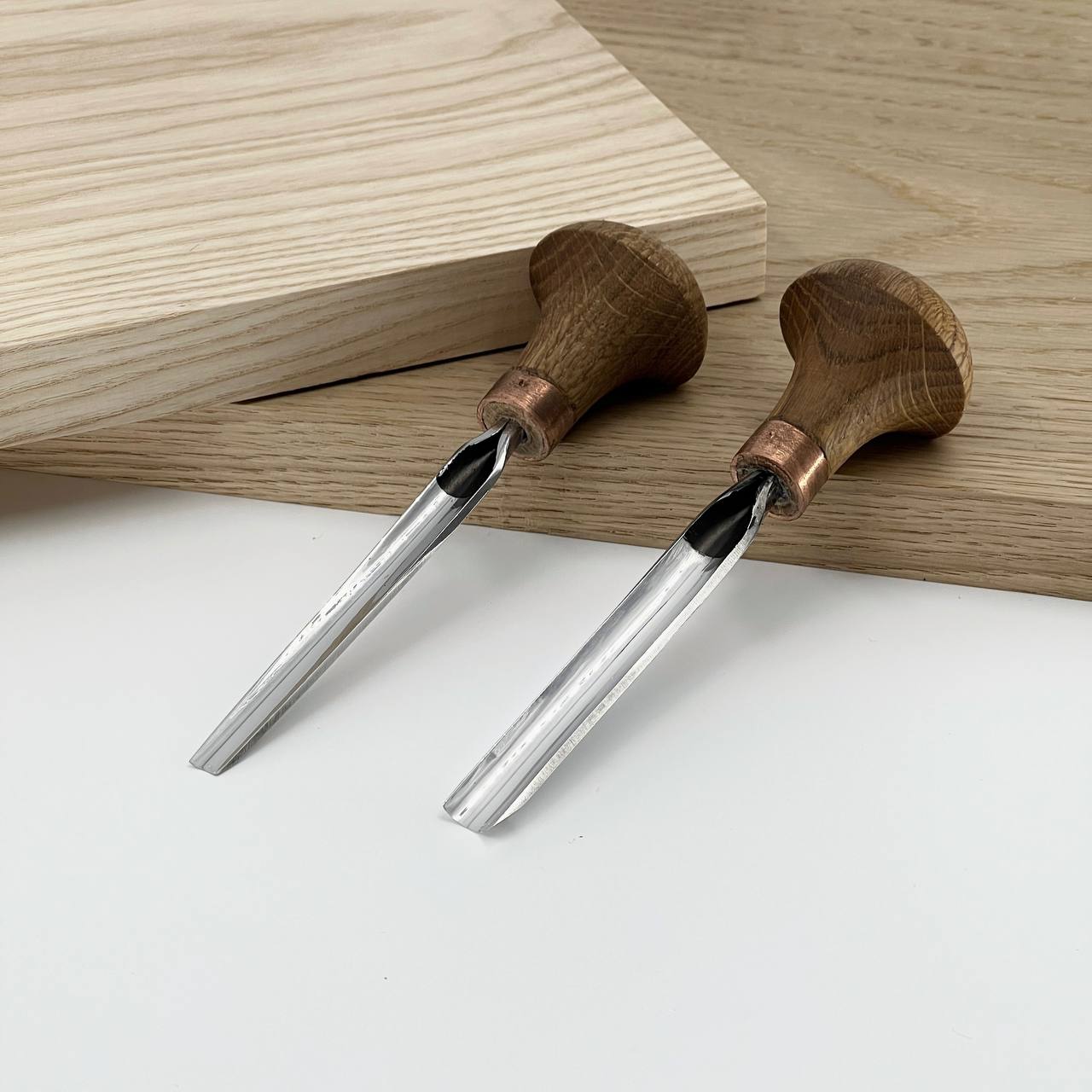 Palm carving tool STRYI Profi sweep #8, Linocutting tool, block cutters, burin graver tool