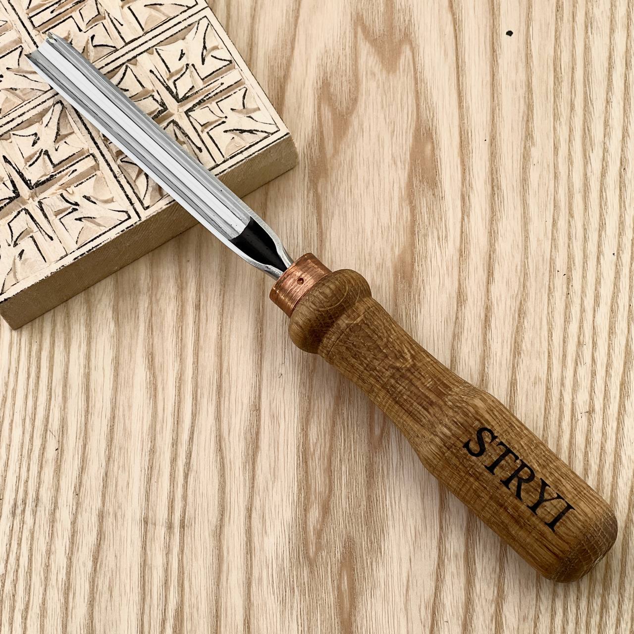 Basic wood carving toolset for relief carving, 5pcs STRYI Profi, Carving kit