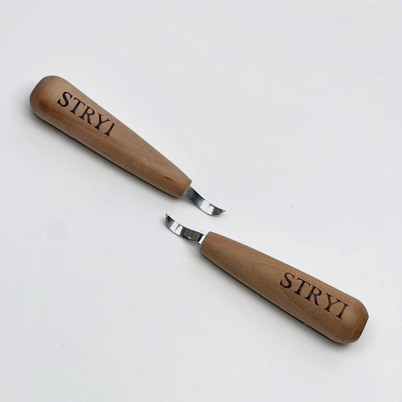 Spoon Carving tools set 2pcs,  STRYI Profi, Spoon making