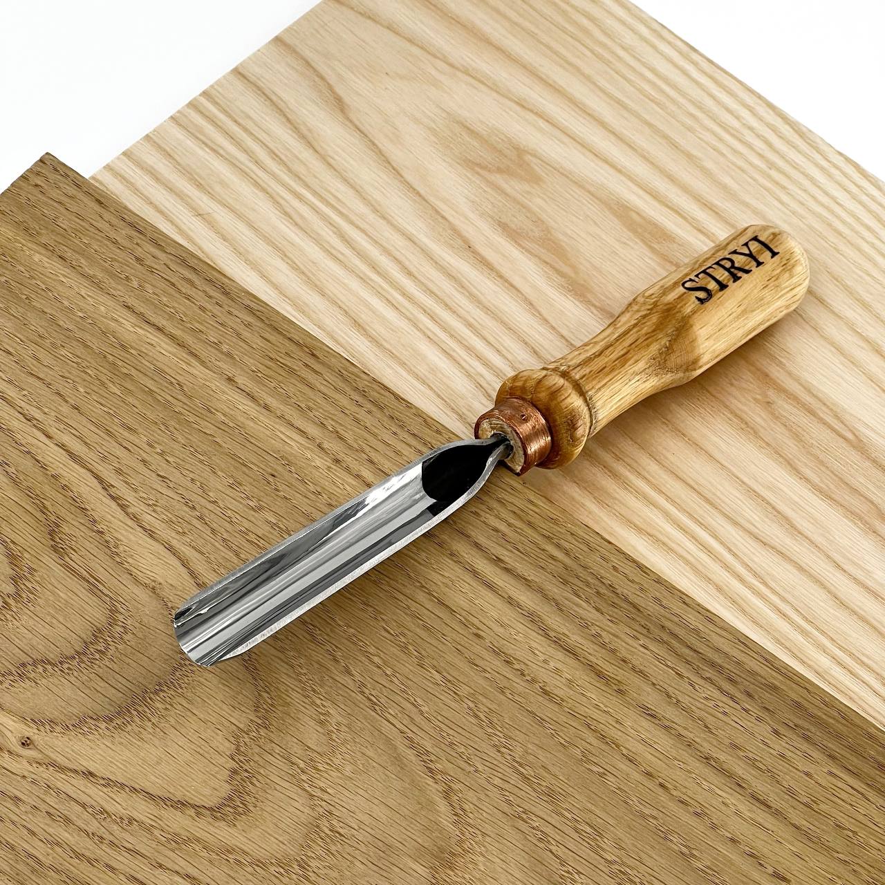 Gouge #9 profile Woodcarving chisel STRYI Profi, Gouge, Rounded chisel, Relief carving