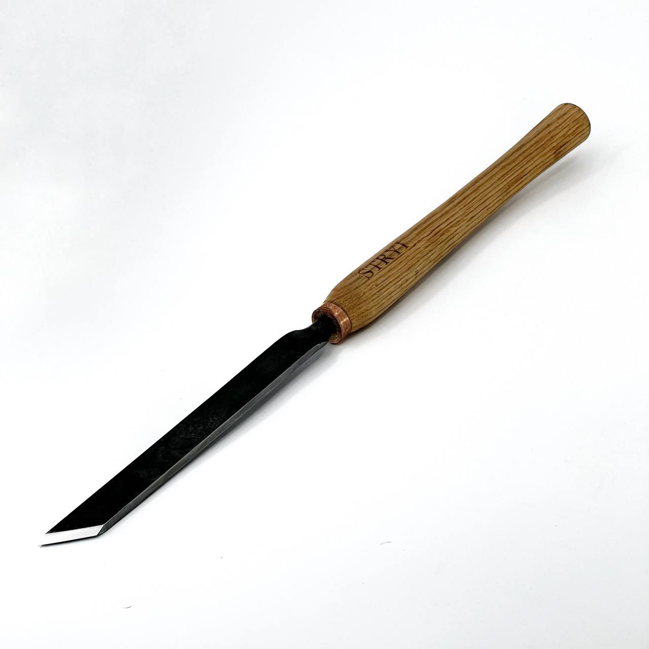 Cincel oblicuo STRYI Standart 45 grados, 20 mm. Sin pulir. Herramienta de trabajo de torno, herramienta de torneado de madera STRYI