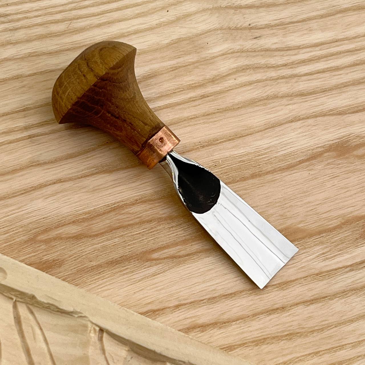 Short Palm carving tool STRYI Profi #5, Linocut tool, Microcarving chisels, Engraving chisel, Palm gouge