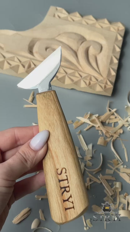 Cuchillo para tallar madera STRYI Profi 50mm