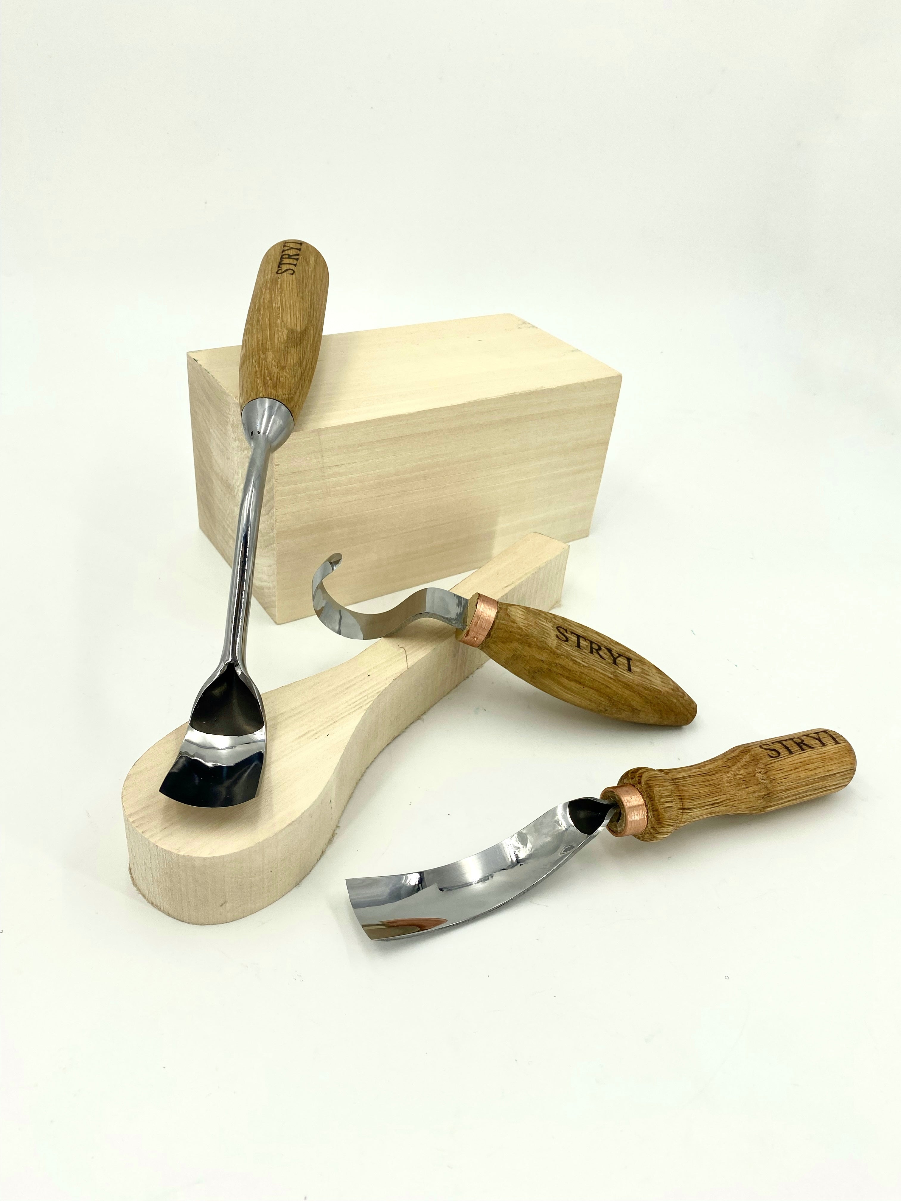 Bowl carving kit 4 pcs STRYI Profi