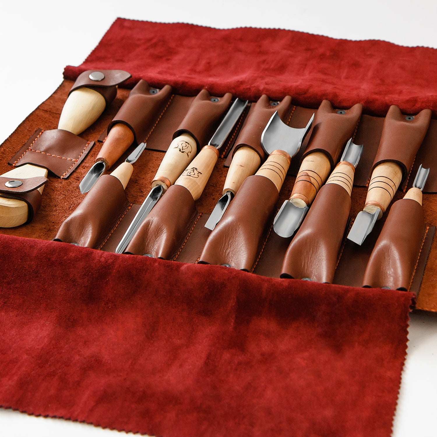 Faithfull FAIWCSET12 Woodcarving Set of 12 in Case, Walnut, 12 Count