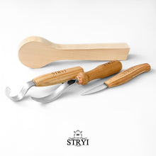 Load image into Gallery viewer, Spoon carving tools set STRYI  Start 3pcs
