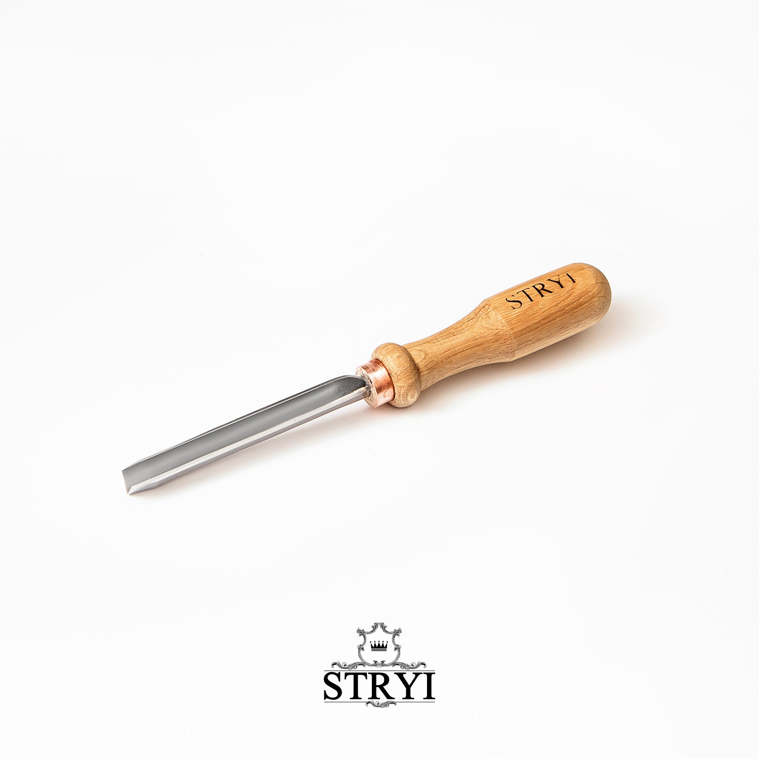 V-parting chisel 45 degrees, Woodcarving V-tool STRYI Profi, Carving tools, V-tools