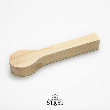 Spoon blank for woodcarving, basswood spoon for beginners