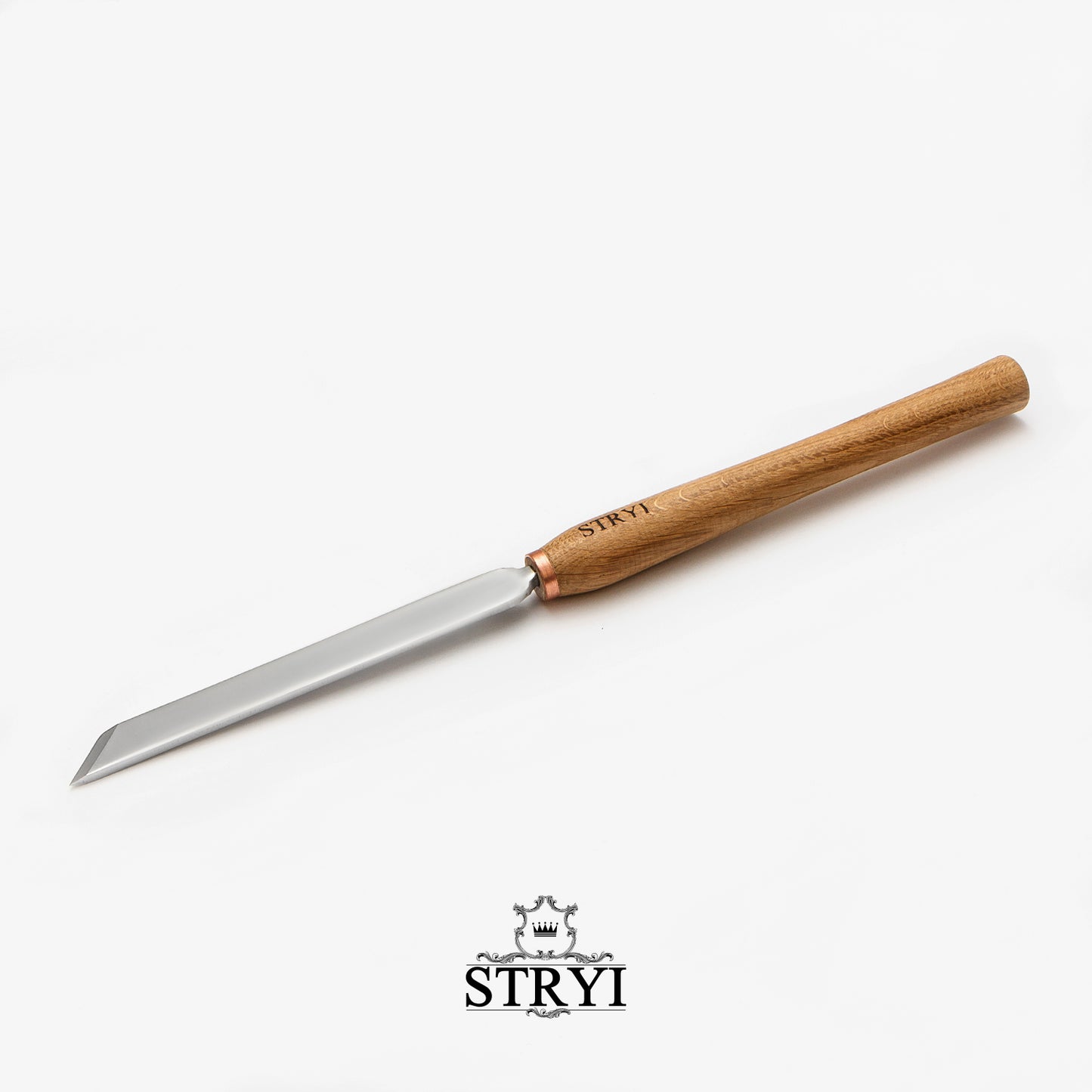 Skew chisel STRYI Profi 45 degrees, 20mm, Lathe working tool, Woodturning tools