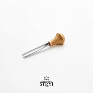 Palm carving tool STRYI Profi sweep #9, Linocutting tool, burin engraver, detailed tool, palm gouge
