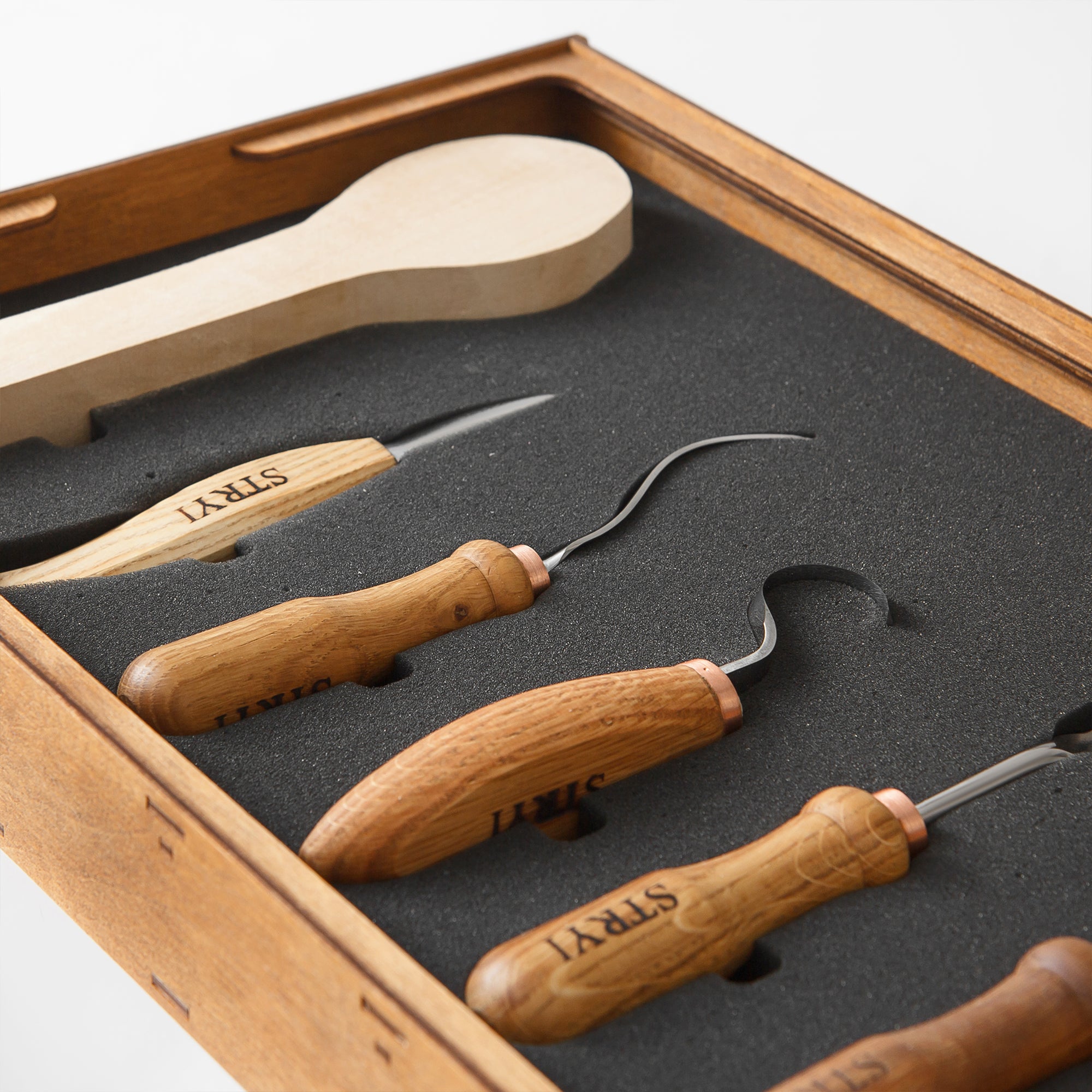 Narex 9 Piece Carving Chisel Set in Wooden Presentation Box