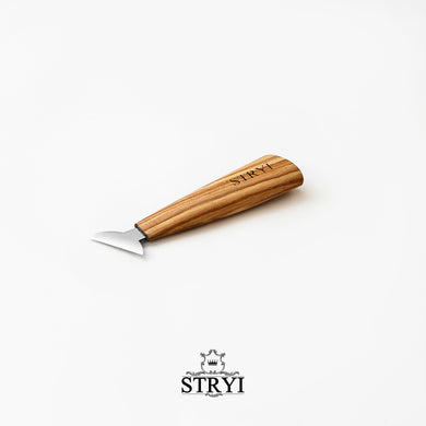 Knife for woodcarving STRYI Profi 40mm