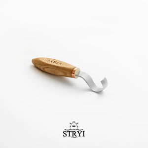 Spoon bowl and kuksa carving hook knife STRYI Profi