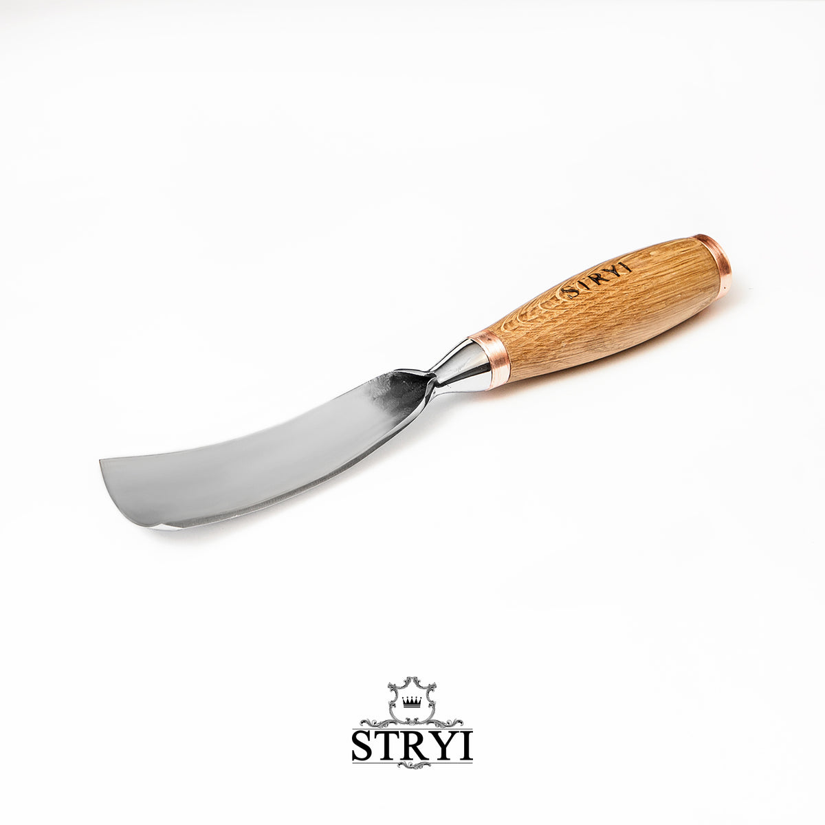 Large sculpture bent tool, 7 profile, heavy duty gouges STRYI Profi, w ...