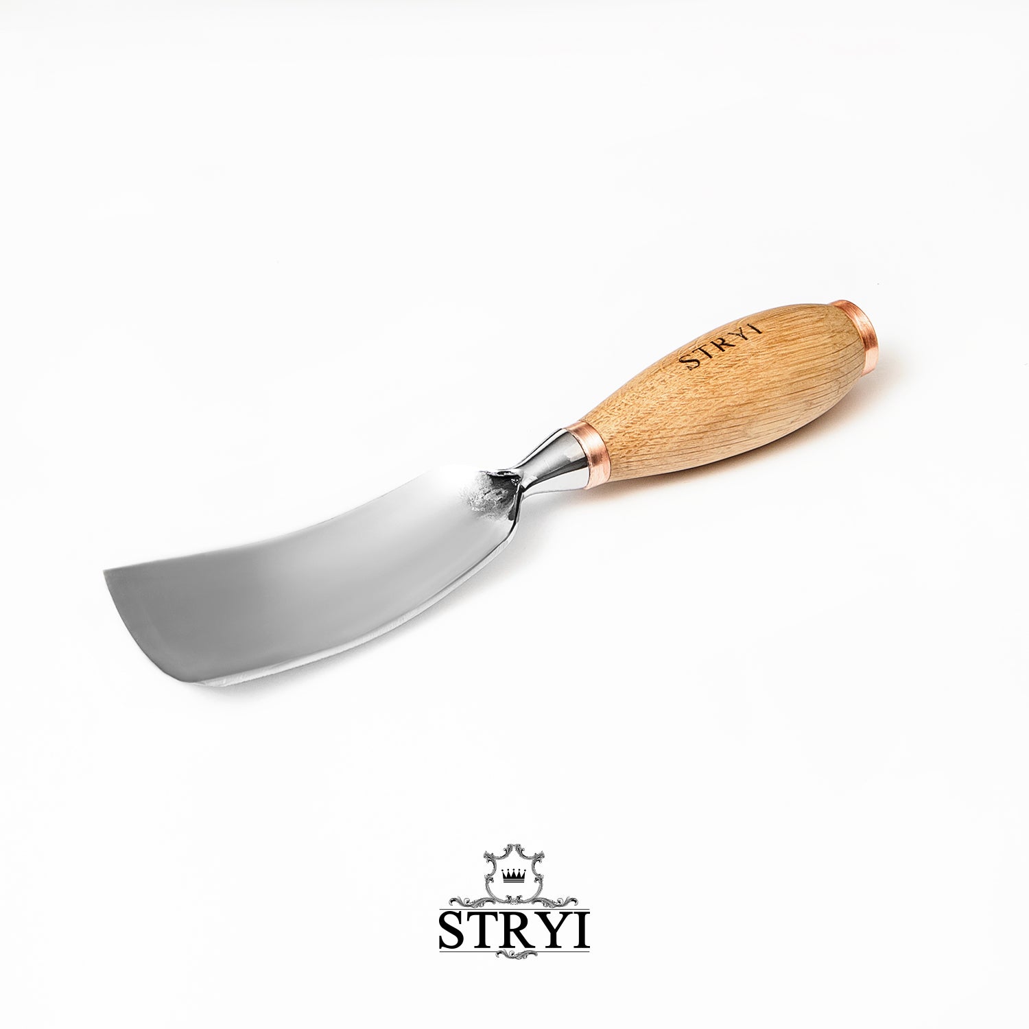 Large sculpture bent tool, 7 profile, heavy duty gouges STRYI Profi, w ...