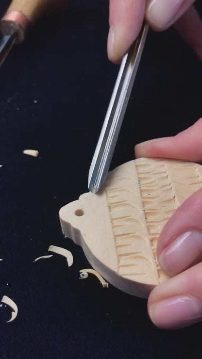 Palm Carving V-Tool STRYI Profi 45 Grad, Gravierwerkzeug, Linolschneidewerkzeug