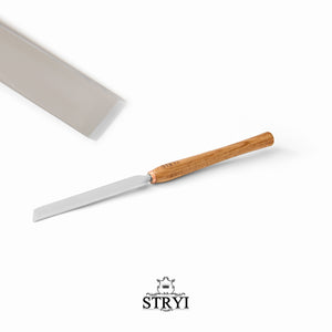 Cincel oblicuo de 70 grados, 30 mm, herramienta de trabajo de torno, herramienta de torneado de madera STRYI Profi