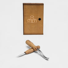 Cargar imagen en el visor de la galería, Set básico para tallar madera STRYI Start, cuchara para tallar, kuksa y taza