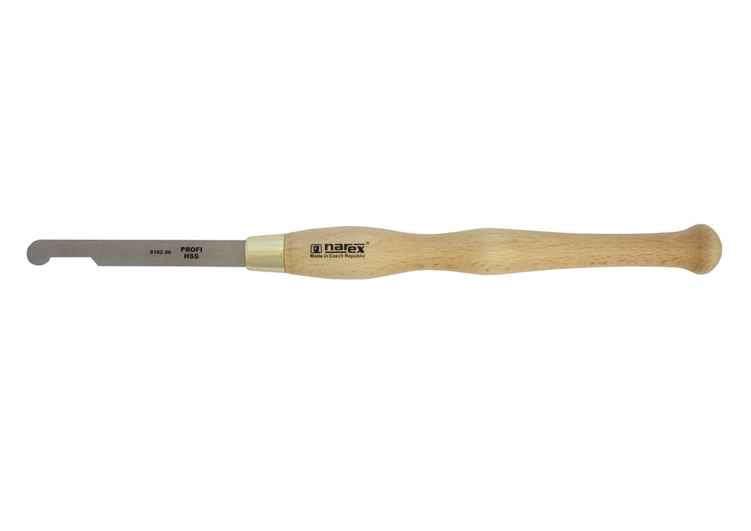 Rascador de corte lateral redondo HSS Narex, herramienta para tornear madera, cincel para trabajar la madera