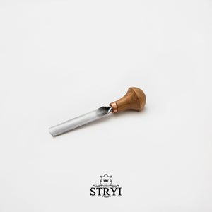 Palm carving tool STRYI  Profi #7, Linoleum an block cutters, micro wood engraving chisel