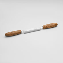Cargar imagen en el visor de la galería, Drawknife STRYI Profi 130mm, Navaja de afeitar recta para carpintería para cortar madera