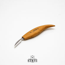 Load image into Gallery viewer, Chip and detailing carving knife 38mm STRYI Profi, Carving knives, Knife for woodcarving