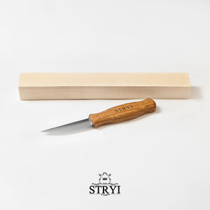 Sloyd knife STRYI Profi for wood carving 80mm, Carving tools, Carving knife, Gift for friend