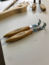 Load image into Gallery viewer, Wood carving hook knife for spoon bowl and kuksa cutting STRYI