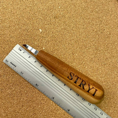 Tiny Carving Hook knife mini STRYI Profi, Detailed carving figurines