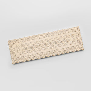 Basswood practice board 30*10cm for beginner woodcarvers in chip carving, easy learning tutorials and patterns