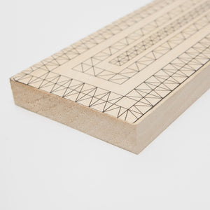 Lindenholz-Übungsbrett 30*10 cm für Holzschnitzer-Anfänger im Spanschnitzen, einfache Lernanleitungen und Muster