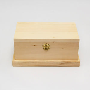 Wooden  jewelry box, woodcarving blank with fittings, wood carving box lime box carving blank carving wood blank carving wood box