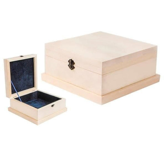 Caja de madera, pieza en blanco tallada en madera con accesorios, caja de joyería de lima tallada en madera, pieza en blanco para tallar, reserva de chatarra, creatividad, arte