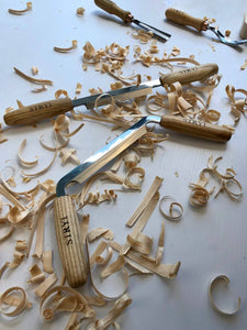 Drawknife STRYI Profi 130mm, Woodworking straight  pushknife for cutting wood