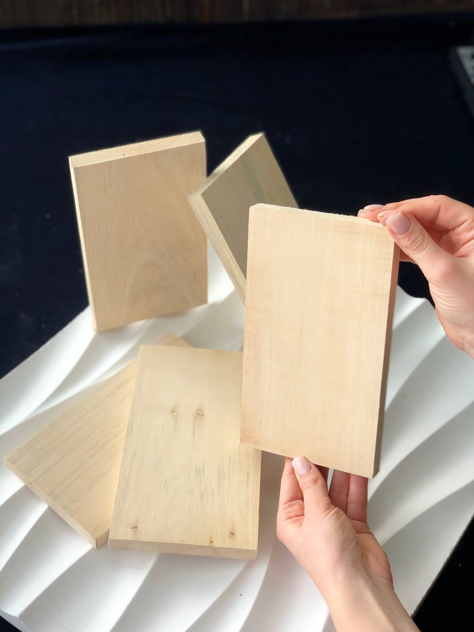 Basswood board for carving, wood blank for wood carving, decoration, scrapbooking, 20*11.5cm