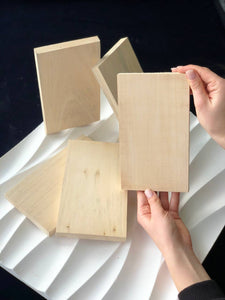 Tablero de tilo para tallar, madera en blanco para tallar madera, decoración, álbum de recortes, 20*11,5 cm