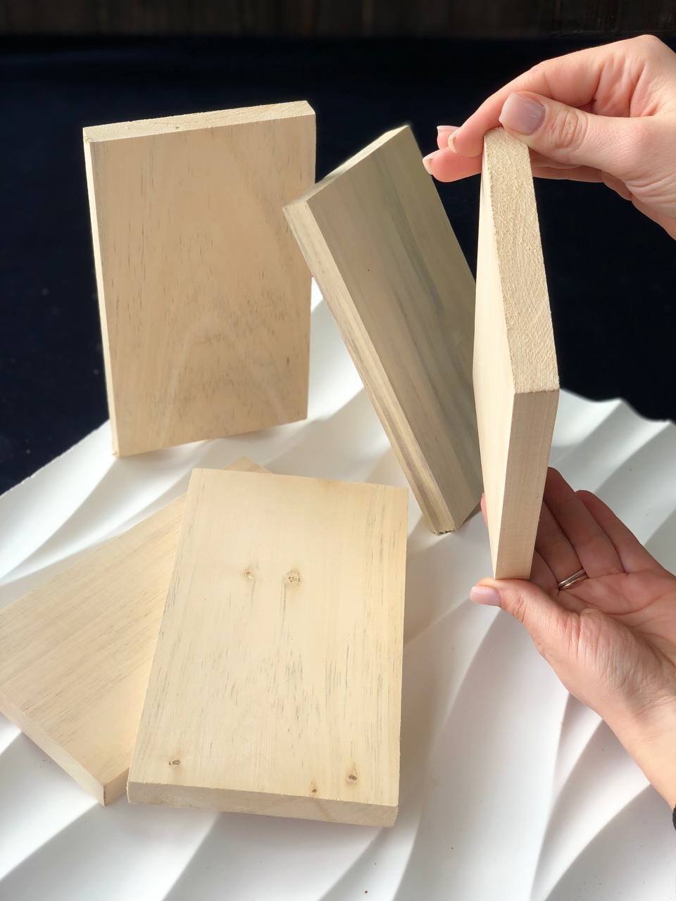 Tablero de tilo para tallar, madera en blanco para tallar madera