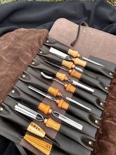 Load image into Gallery viewer, Woodcarving tools set 12pcs STRYI Profi for relief and for chip carving, stryi wood carving tools,